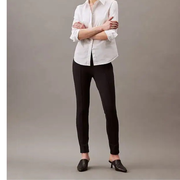 Calvin Klein Pants - Calvin Klein Womens Black Modern Essentials Ponte Pants Size 0X NWT